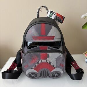 Loungefly Star Wars Bad Batch Hunter Helmet Mini Backpack Convention Exclusive